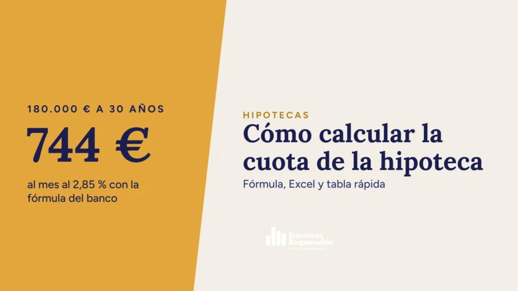 Cómo calcular la cuota de la hipoteca