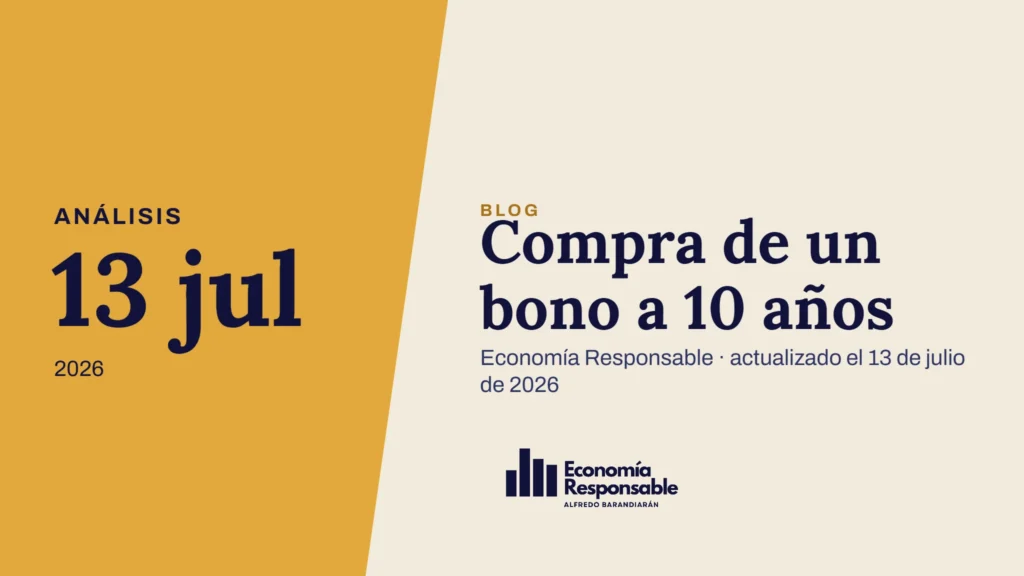 Compra de un bono a 10 años · Análisis 13 jul 2026 · Economía Responsable · actualizado el 13 de julio de 2026
