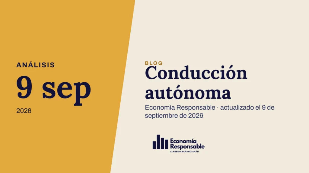 Conducción autónoma · Análisis 9 sep 2026 · Economía Responsable · actualizado el 9 de septiembre de 2026