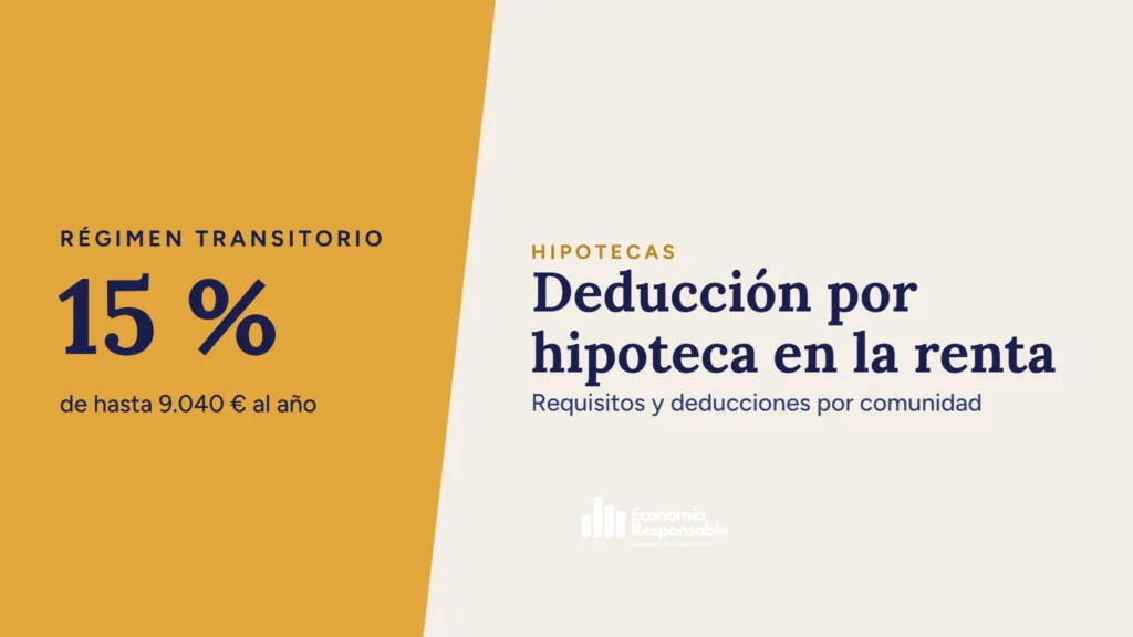 Deducción por hipoteca en la renta