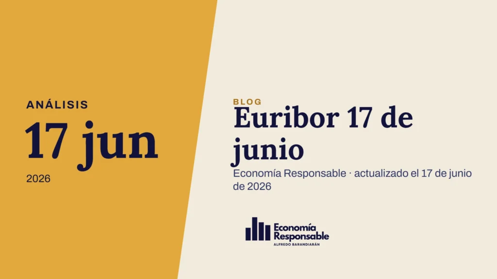 Euribor 17 de junio · Análisis 17 jun 2026 · Economía Responsable · actualizado el 17 de junio de 2026
