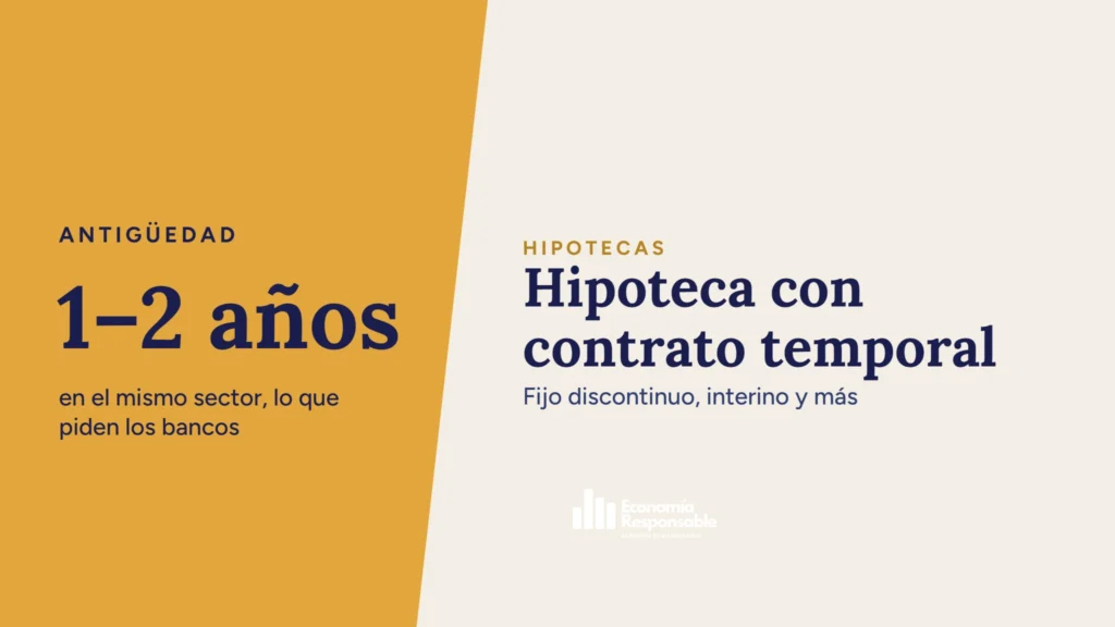 Hipoteca con contrato temporal