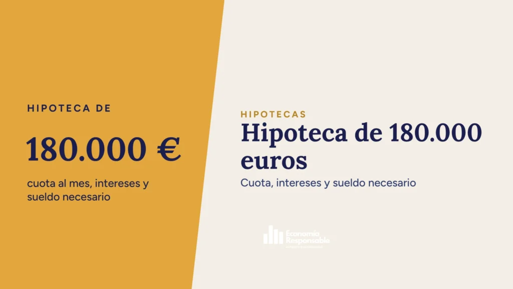 Hipoteca de 180.000 euros