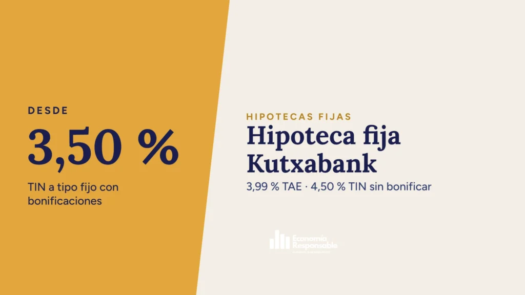Hipoteca fija Kutxabank