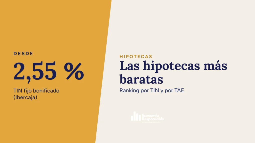 Las hipotecas más baratas