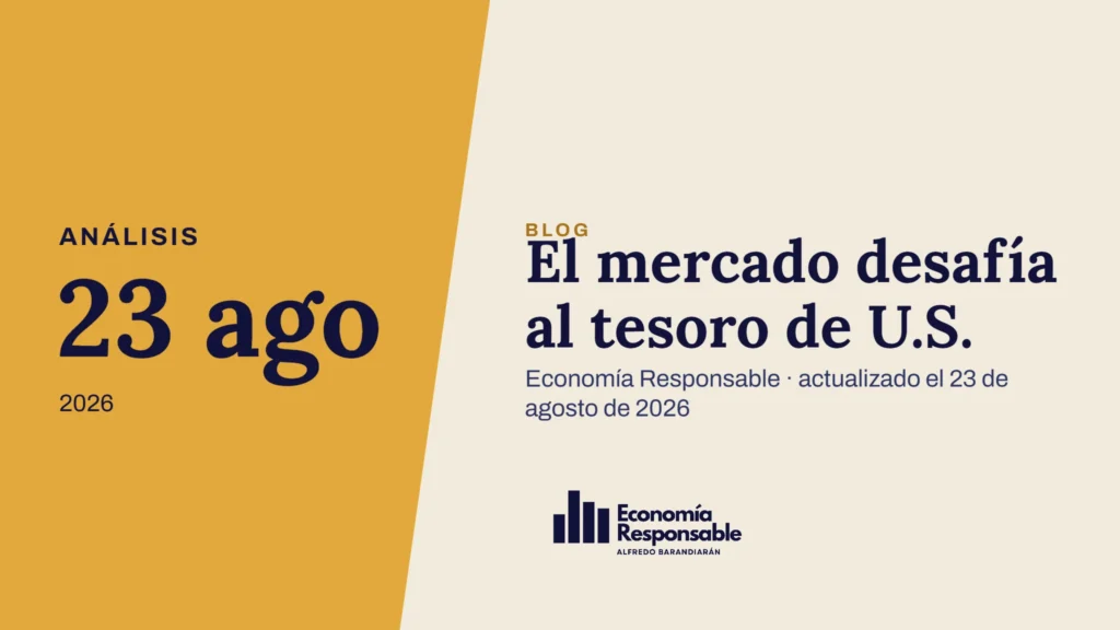 El mercado desafía al tesoro de U.S. · Análisis 23 ago 2026 · Economía Responsable · actualizado el 23 de agosto de 2026