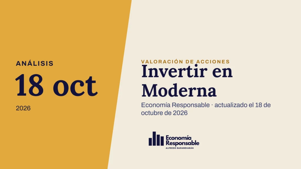 Invertir en Moderna · Análisis 18 oct 2026 · Economía Responsable · actualizado el 18 de octubre de 2026