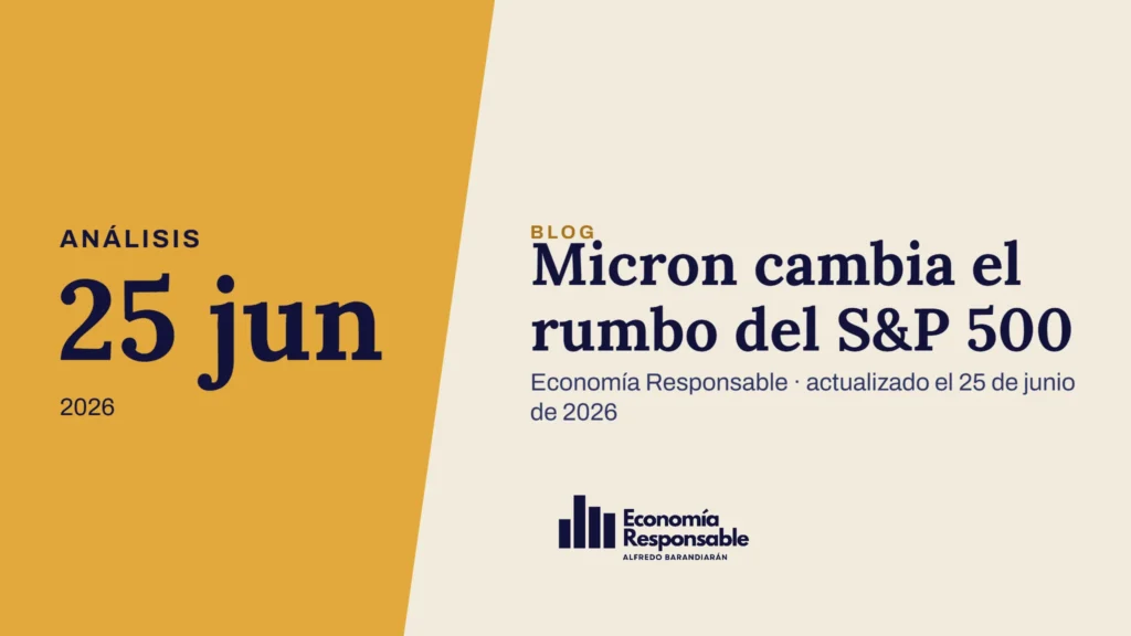 Micron cambia el rumbo del S&P 500 · Análisis 25 jun 2026 · Economía Responsable · actualizado el 25 de junio de 2026