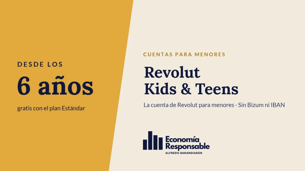Revolut Kids & Teens: desde los 6 años gratis con el plan Estándar. La cuenta de Revolut para menores · Sin Bizum ni IBAN
